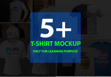 T-Shirt Mockup Bundle 17